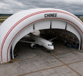 Tent3-125 Grande Hangar de Aeronaves Inflável Cúpula de Ar