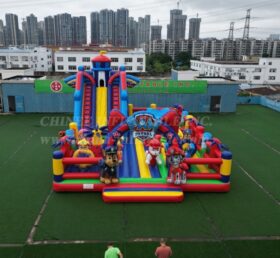T6-8599 Paw Patrol Escorregador Combo Inflável Funcity com Obstáculos